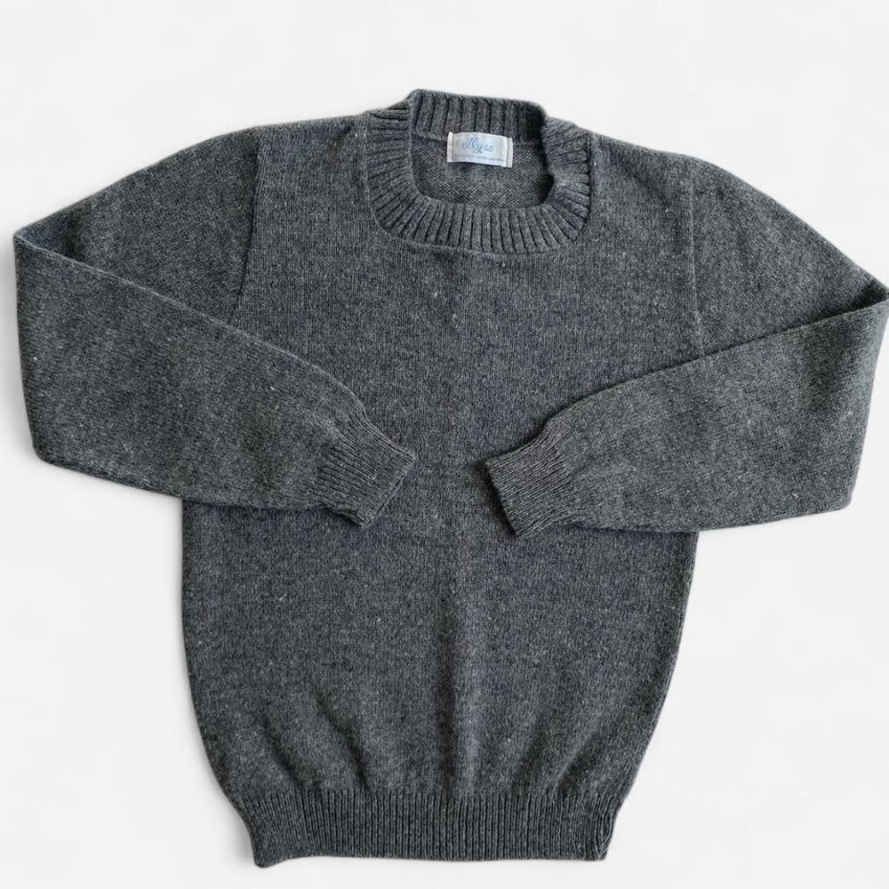 Vintage classic gray sweater